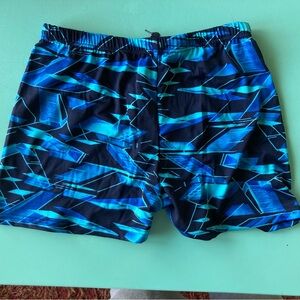 Men’s Swimsuit Shorts Style Swimwear Blue 11 1/2” Waist 11 1/2” Length Excellent
